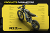 Электромотоцикл питбайк Coswheel R17