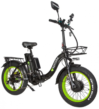 Электровелосипед SYCCYBA H2 (F11) DUAL GREEN