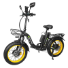 Электровелосипед Syccyba H2 DUAL желтый
