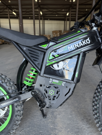 Электропитбайк Minako Pit R зеленый